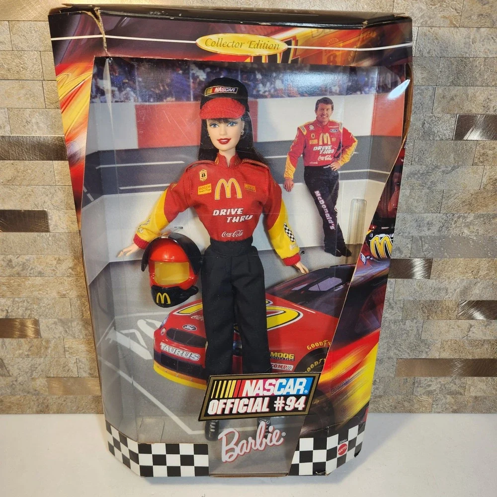 1999 NASCAR Official #94 Barbie Collector Edition McDonald's Bill Elliott 22954
